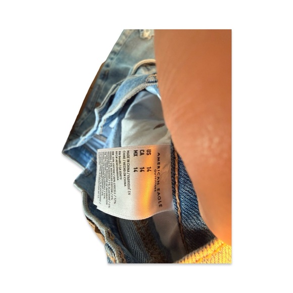 American Eagle Stretch Denim Shorts Size 14 US - Gently Used! - Picture 10 of 10